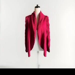 VTG JH Collectible Red Cardigan Sweater Women’s 3XL NWT! Grandmacore Ski Lodge